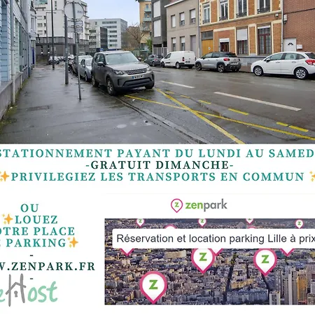 Poppy-ideally Located, Next Station,gd Palais&city Apartment Lille